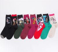 Unisex Fashion Human Cotton Jacquard Ankle Socks main image 6