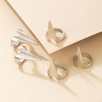 Fashion Geometric Alloy Plating Women's Rings 5 Pieces main image 4