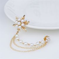 Fashion Flower Alloy Plating Artificial Pearls Women's Brooches main image 3