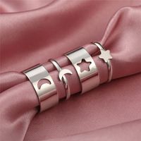 Fashion Butterfly Alloy Plating Couple Rings sku image 6