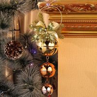 Christmas Fashion Bell Iron Party Hanging Ornaments sku image 5
