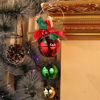 Christmas Fashion Bell Iron Party Hanging Ornaments sku image 4