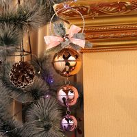 Christmas Fashion Bell Iron Party Hanging Ornaments sku image 3