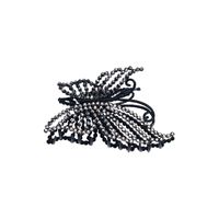 Elegant Fashion Butterfly Metal Handmade Butterfly Rhinestones Hair Clip main image 2