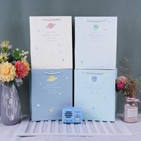 Simple Style Star 210g White Cardboard Party Gift Bags 1 Piece main image 4