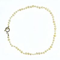 Elegant Geometric Pearl Gold Plated Necklace main image 7