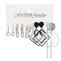 Fashion Round Heart Shape Alloy Plating Inlay Pearl Women's Drop Earrings 1 Set main image 6