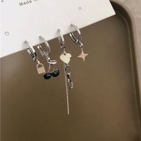 Fashion Cherry Lock Alloy Plating Women's Drop Earrings 1 Set sku image 1