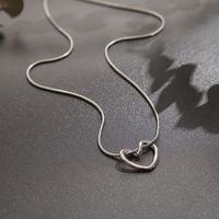 Fashion Heart Shape Alloy Plating Women's Necklace 1 Piece main image 5