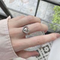 Offener Ring Für Frauen In Einfacher Stil In Herzform main image 4