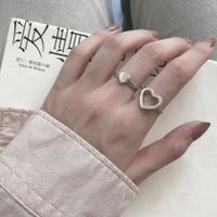 Offener Ring Für Frauen In Einfacher Stil In Herzform main image 1