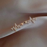 Fashion Geometric Alloy Plating Opal Women's Earrings 1 Pair sku image 19
