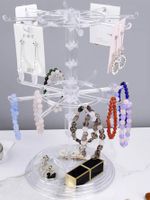 Fashion Solid Color Plastic Disassembly Jewelry Display Rack main image 4