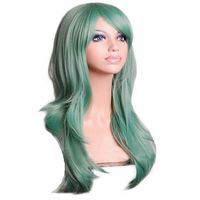 70cm Long Curly Hair Air Volume High Temperature Silk Multicolor Curly Hair Wigs sku image 9