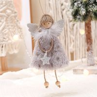 Christmas Cute Angel Snowflake Cloth Party Hanging Ornaments 1 Piece main image 3