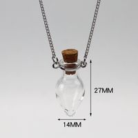 Fashion Heart Shape Glass Handmade Unisex Pendant Necklace 1 Piece sku image 5