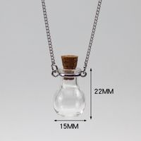 Fashion Heart Shape Glass Handmade Unisex Pendant Necklace 1 Piece sku image 9