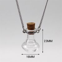 Fashion Heart Shape Glass Handmade Unisex Pendant Necklace 1 Piece sku image 11