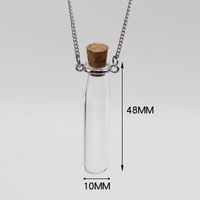 Fashion Heart Shape Glass Handmade Unisex Pendant Necklace 1 Piece sku image 15