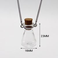 Fashion Heart Shape Glass Handmade Unisex Pendant Necklace 1 Piece sku image 6