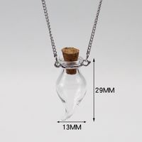Fashion Heart Shape Glass Handmade Unisex Pendant Necklace 1 Piece sku image 14