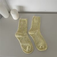 Frau Mode Einfarbig Baumwolle Ankle Socken sku image 6