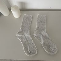 Femmes Mode Couleur Unie Coton Cheville Chaussettes sku image 5