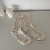 Women's Fashion Solid Color Cotton Ankle Socks sku image 2