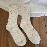 Women's Fashion Solid Color Polyester Wool Ankle Socks sku image 1
