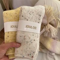 Women's Fashion Solid Color Polyester Wool Ankle Socks main image 5