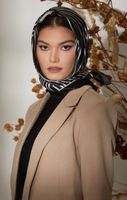 Women's Fashion Printing Satin Silk Scarves main image 3