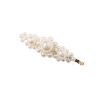 Fashion Geometric Alloy Plating Artificial Pearls Hair Clip 1 Piece main image 5