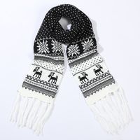 Women's Casual Elk Polyester Scarf sku image 2