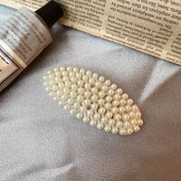 Mode Géométrique Alliage Placage Perles Artificielles Pince À Cheveux 1 Pièce sku image 9