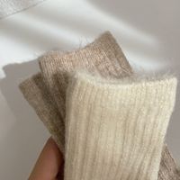 Women's Simple Style Solid Color Wool Ankle Socks main image 3