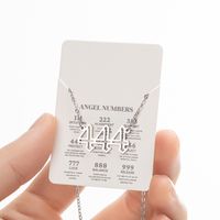 Stainless Steel Retro Plating Letter Pendant Necklace sku image 22