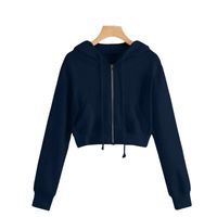 Women's Hoodie Long Sleeve Hoodies & Sweatshirts Patchwork Casual Solid Color sku image 25