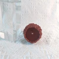 Christmas Fashion Pine Cones Wax Festival Candle 1 Piece main image 2