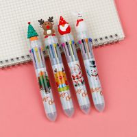 Cute Student Cartoon Multi-color Christmas Gift Ballpoint Pen 1 Piece main image 2