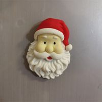 Cute Big Three-dimensional Santa Claus Refrigerator Magnets Christmas Decoration sku image 3