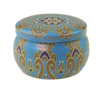 Fashion Plant Tinplate Candle Jar 1 Piece sku image 8