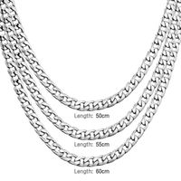 Mode Geometrisch Rostfreier Stahl Überzug Armbänder Halskette 1 Satz main image 2