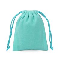 Simple Style Solid Color Cloth Drawstring Jewelry Packaging Bags 1 Piece sku image 4