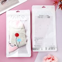 One Piece Of Unisex Long And Short Socks Simple Plastic Packaging Bag sku image 2