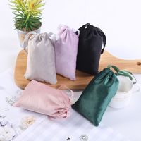 Fashion Solid Color Flannel Jewelry Packaging Bags main image 2