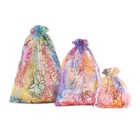 Simple Style Coral Organza Drawstring Jewelry Packaging Bags main image 2