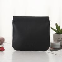 Women's All Seasons Pu Leather Solid Color Simple Style Square Cosmetic Bag sku image 18
