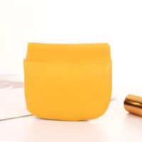 Women's All Seasons Pu Leather Solid Color Simple Style Square Cosmetic Bag sku image 7