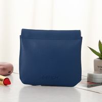 Women's All Seasons Pu Leather Solid Color Simple Style Square Cosmetic Bag sku image 15