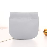 Women's All Seasons Pu Leather Solid Color Simple Style Square Cosmetic Bag sku image 8